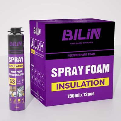 Fire Retardant Construction Spray Pu Foam Mold Resistant Seamless Coverage