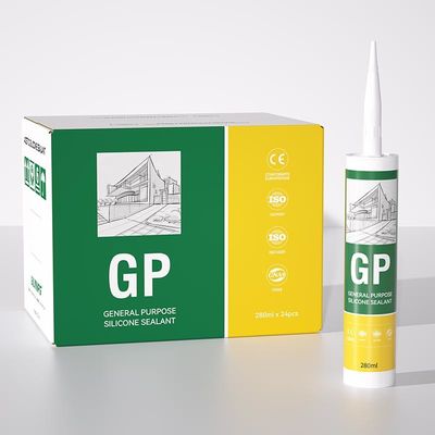Caulking Gp Cheap Waterproof Adhesive Sealant White Gp Silicone Sealant