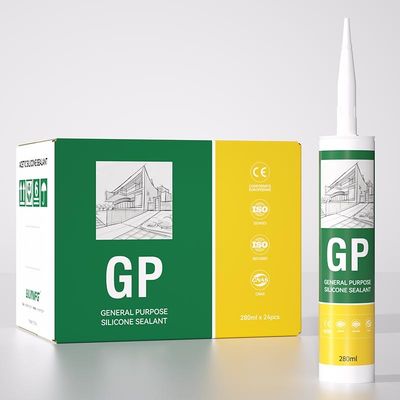 Weather Proof GP Silicone Sealant Clear Antifungal General Purpose For Bathroom