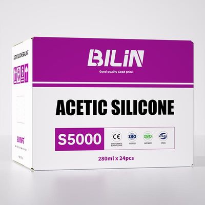 Multipurpose Acetoxy Silicone Sealant Bathroom Acetic Silicone Sealant 300ml For Roofing