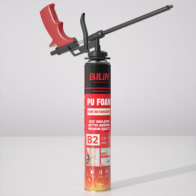 Commercial Building Use Fire Rated PU Foam Window Door Frame Insulation Fireblock Foam Sealant 750ml