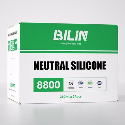 Wysokiej stabilności silikonowy neutralny klejek szklany dostosowany do płyty stalowej z tworzyw sztucznych