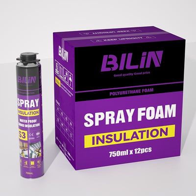 Zrównoważony Spray PU Pianka Bezpieczeństwo 750 ml Wysokiej Ekspansji Poliuretanu Pianka