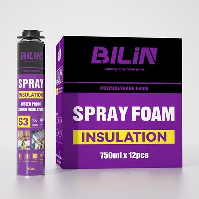 750 ml poliuretanu PU rozszerzającej pianki