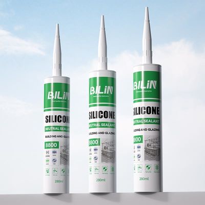 BILIN 8800 Neutralne Cure Silicone Adhesive Odporność na warunki pogodowe Izolacja cieplna