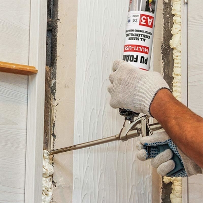 Wielofunkcyjna, ekonomiczna pianka poliuretanowa PU, pęczniejąca