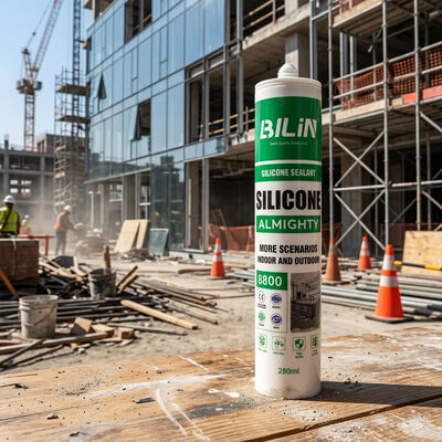 Jakość 280ml Neutralny silikonowy uszczelniacz Super lepki, nieżrący silikonowy uszczelniacz nadający się do powierzchni szklanych metali i tworzyw sztucznych fabryka